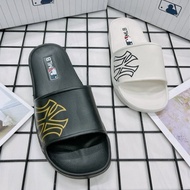 [GENUINE] KOREAN DOMESTIC MLB SLIPPERS MOLDED NY LOGO - UNISEX HAND-SANDAL SLIPPERS - WITH PURCHASE 