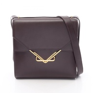 【二手】Bottega BOTTEGA VENETA The Clip 單肩包 652391 波爾多紅皮革 The Clip 單肩包 女士二手