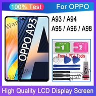 Original/OLED/TFT OPPO A93 A94 A95 A96 A98 5G LCD Display Touch Screen Replacement