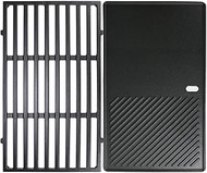 7637 Cast Iron Cooking Grate and Grill Plate Replacement for Weber Spirit I & II 200 Series, Spirit 