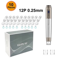 Hydra Pen with 10Pcs 12Pins Nano Cartridges Wireless Electric 7 Color LED Light Pen