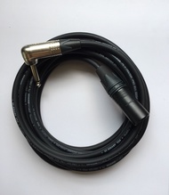 Dây Jack nhạc cụ - Jack 63mm L to Jack canon(XLR) đực - Jack Neutrik Canon mạ vàng  Model NC3MXX-B -