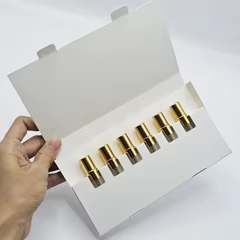 Empty Gloss 3ml Mini Perfume Bottle with Box Packaging Perfume Bottle Paper Gift Boxes Craft Box for