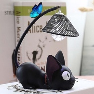 Creative Resin Cat Animal Night Light, Ornaments Home Decoration Gift Small Cat Nursery Lamp Breathing LED Night Lamps