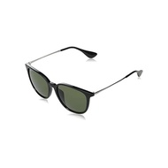 [RayBan] Sunglasses RB4348D Men's Black / Dark Green Polar Lens 57