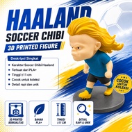 Chibi Haalan Soccer Figure 3D Print PLA+ 11cm Miniature Blonde Hair Ball Player Display Dashboard Ta