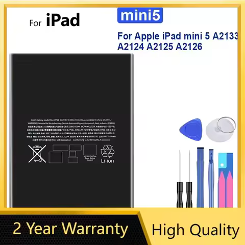 Battery for iPad mini 1 2 3 4 5 6 pro 12.9 A1432 A1445 A1454 A1455 A1489 A1490 A1491 A1599 A1560 A15