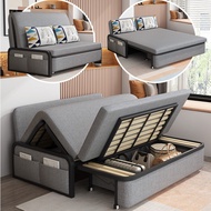 Sofa Bed Dual Purpose Folding Sofa Bed Living Room Multifunctional Telescopic Bed Net Red Removable Sofa Bed Bedroom Bed