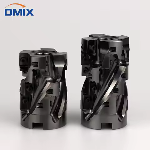DMIX BAP300R BAP400R Corn Milling Cutter Rod Side Roughing Cutting Spiral Groove Machining Center To