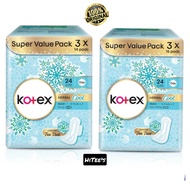 Kotex Herbal Cool Maxi Wing 24cm (3x14s)/Non Wing 24cm (3x16s) Disposable Sanitary Pad Tuala Wanita Pakai Buang
