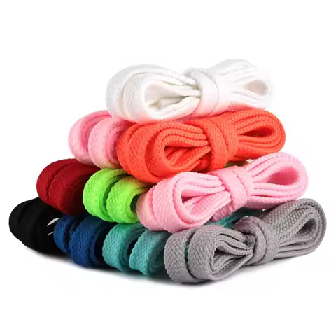 28 Colors Flat Shoe Lace Double Layer Precision Weaving Shoelaces Used For 574 NB 327 Casual Sports