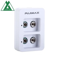 FORBETTER 9V Battery Charger With LED Indicators Portable Lithium Battery Charger Charger Adapter Fo