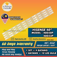 40D50P 40D52P HISENSE 40" LED TV BACKLIGHT(LAMPU TV) HISENSE 40 INCH LED TV BACKLIGHT 40D50 40D52