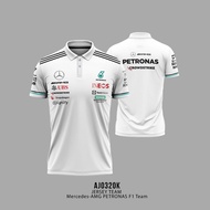 Kaos Polo Jersey F1 Mercedes AMG Formula One Racing Team 2025