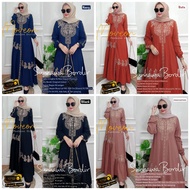 Sunhawa Dress Embroidery Airflow Crinkle Premium Moveon Original