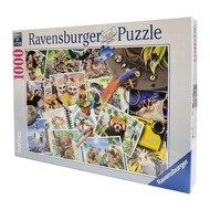 Ravensburger 維寶 拼圖 RV17322  旅行者的動物日記  1000片  1盒
