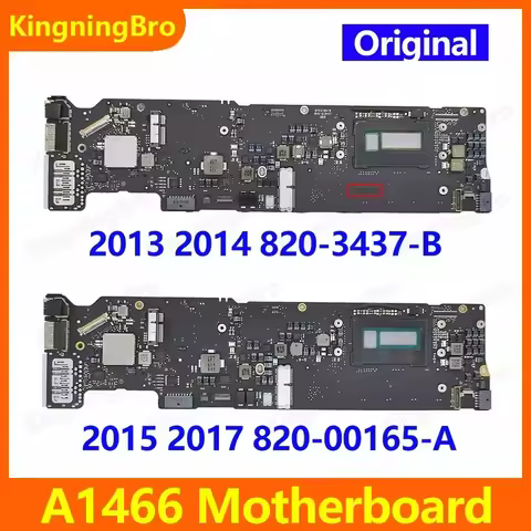 A1466 Laptop Motherboard For Macbook Air 13' A1466 Logic Board I5 I7 4GB 8GB 2013 2014 2015 2017 Yea