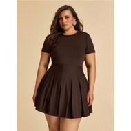 Plus Size Brown Dress 0XL