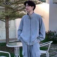 YOLO ชุดเซ็ต เนื้อผ้าฝ้าย ทรงหลวม โอเวอร์ไซส์ แฟชั่นฤดูหนาว สําหรับผู้ชาย TZ24120