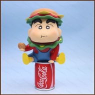 ST3 Crayon Shin-chan Nohara Shinnosuke Cola Hamburger Shin chan Action Figure gift for children TS3