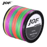 JOF 4 Strands Braided Fishing Line 300M 500M 1000M Carp Multifilament Fishing Line Japanese Braided