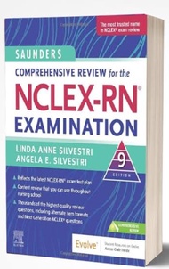 Saunders รีวิวที่ครอบคลุมสำหรับหนังสือกระดาษภาษาอังกฤษเล่ม NCLEX-RN