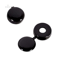 screw cap cup washer hinged cover black ( pack of 50 )