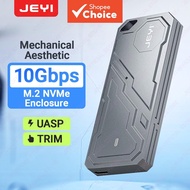 Jeyi M.2 Nvme SSD Enclosure RTl9210 USB 3.2 10Gbps Type-C Aluminum Case for 2280 SSD Jeyi M.2 Nvme S