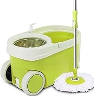 Mop,Spin Mop and Bucket with Microfiber Mop Heads Stainless Steel Mop Bucket, Anniversary