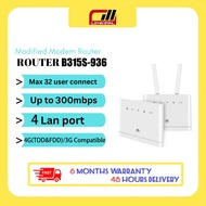 Huawei B310-852 B315s-936 2antenna 4PORT Modified Unlimited Hotspot MODEM Support 4G LTE UNLIMITED R