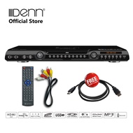 DENN DVD-94HUK Karaoke DVD Player (HDMI Output / DVD / USB / 2 Mic Input / Key Control / Audio L-R S