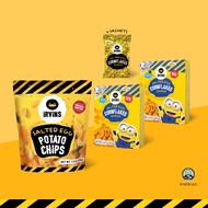 [Halal] IRVINS Salted Egg Potato Chip 210g + Minions Salted Egg Cornflakes Snack 45g x2 (BP+MSECF2)