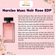 Nước hoa Nữ 𝑵𝒂𝒓𝒄𝒊𝒔𝒐 𝒇𝒐𝒓 𝑯𝒆𝒓 Trắng Hồng Đen hương Xạ hương Quyến Rũ BaDo Perfume