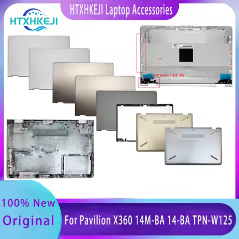 New For HP Pavilion X360 14-BA 14M-BA TPN-W125;Replacement Laptop Accessories Lcd Back Cover or Fron
