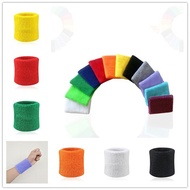 4pcs Colorful Sweatbands Tennis Squash Badminton Wristband Fitness Running Gym Wrist Bands On Sale J
