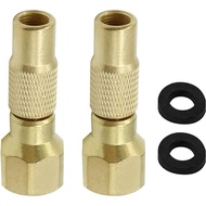 Anxingo Air Chuck Twist-on, 2 PCS Heavy Duty Tire Air Chuck Screw on Tire Air Chuck for Tire Inflato