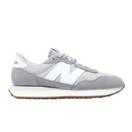 New Balance 237 NB Retro Shoes Gray White Rubber Sole Men's Women's Sports [YUBO] MS237GE D Last
