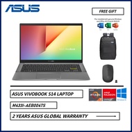 Asus Vivobook S14 M433I-AEB004TS 14'' FHD Laptop Indie Black ( Ryzen 7 4700U, 8GB, 512GB SSD, ATI, W10, HS )