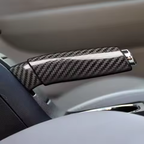 For Mercedes Benz A B Real Hard Carbon Fiber Handbrake Grips Cover Class modification W169 W245 A170