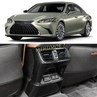 For Lexus ES ES250 ES300h ES350 2019-2025 Carbon Fiber Car Armrest Box Rear Air Condition Vent Outle