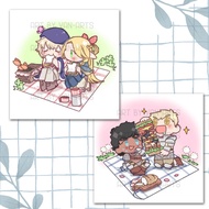 Dungeon Meshi | Delicious in Dungeon | Farcille and Labru Art Prints