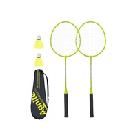 ไม้แบดมินตัน แพคคู่ ไม้แบตพร้อมกระเป๋า ออกกําลังกาย Badminton racket กีฬากลางแจ้งไม้แบตแพ็คคู่ พร้อมกระเป๋าเก็บ ไม้แบด Alliswell