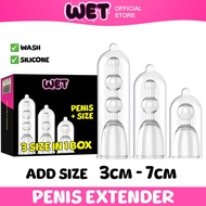 [ EXTRA BIG SIZE ] WET STORE Extra Big Size Men Extender Enlargement Sleeve Tahan Lama Condom Silico