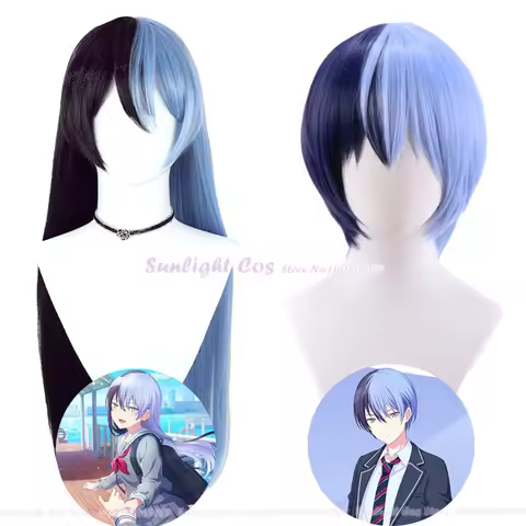 Anime Cosplay Aoyagi Toya Cosplay Wig Females Aoyagi Toya Wigs Heat Resistant Synthetic Hair Women M