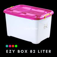 GRATIS ONGKIR! Container Box 130 Liter / 82 LITER (CEK GAMBAR) Besar Kuat Tebal Tahan Banting Roda K