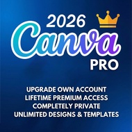 🔥2026 Canva PRO🔥AI Design Tool | Upgrade Own Account | Lifetime Access | Premium Ulimited Templates 