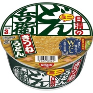🍜 Nissin Donbei Kitsune Udon Mini • East and West Japan Version • 42g × 12 Cups 🇯🇵 JAPAN DIRECT