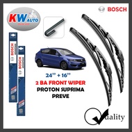 Proton Preve Suprima S 24" Inch + 16" Inch BA2416 Genuine Bosch Advantage Front Wiper Blade Set 2416
