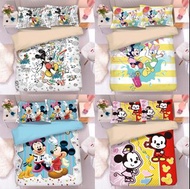 米奇老鼠 床單套裝 Mickey mouse 米妮 minnie 高飛 goofy 唐老鴨 黛絲 donald duck daisy duck 床上用品 枕頭袋 床笠 被套