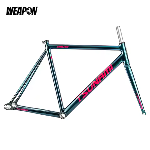 Tsunami SNM100 Fixed Gear | Fixie | Single Speed | Track Frameset (Magic Blue-Custom)